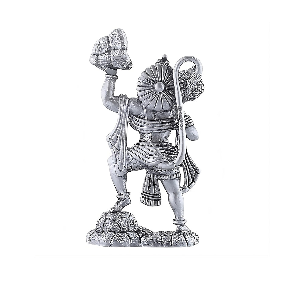 925 Silver Hanuman 3D Idol