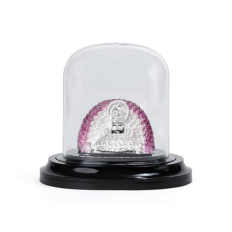 925 Silver Khatu Shyam Idol for Office Desk & Car Dashboard