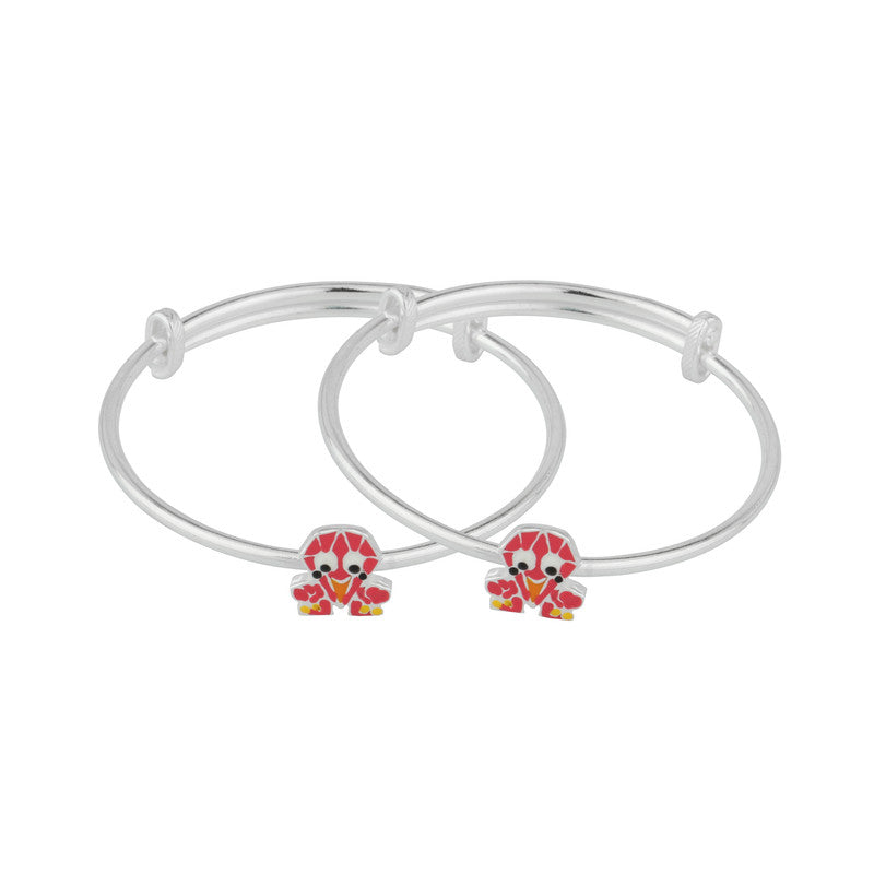 Adjustable Kids Silver Octo Kada in 925 Silver with Ocean-Inspired Octopus Design