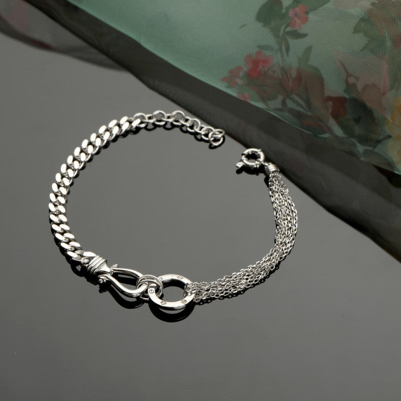 Festive Kira 925 Silver Bracelet – Ideal Diwali gift and Navratri silver jewelry