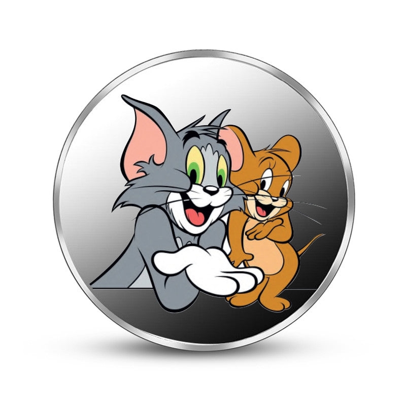 Newborn 999 Pure Silver Coin Cartoon Friends Front Design