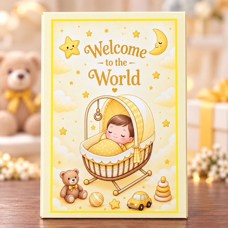 Newborn baby 999 pure silver coin set gift box