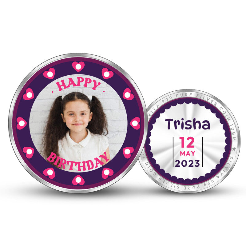 Timeless Round 999 Pure Silver Coin Gift Birthday Treasure