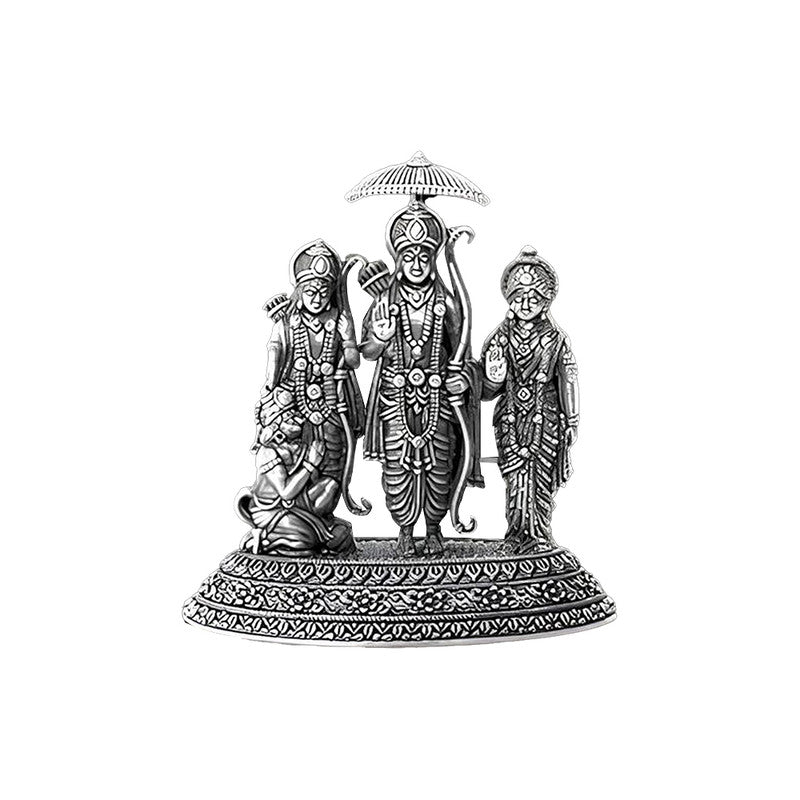 925 Pure Silver Ram Darbar 2D Idol Set