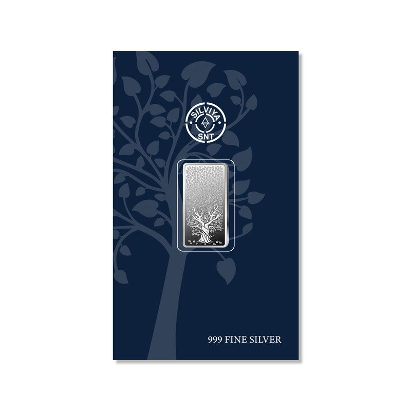 Tree of Wealth 999 Pure Silver Coin Bar Shape