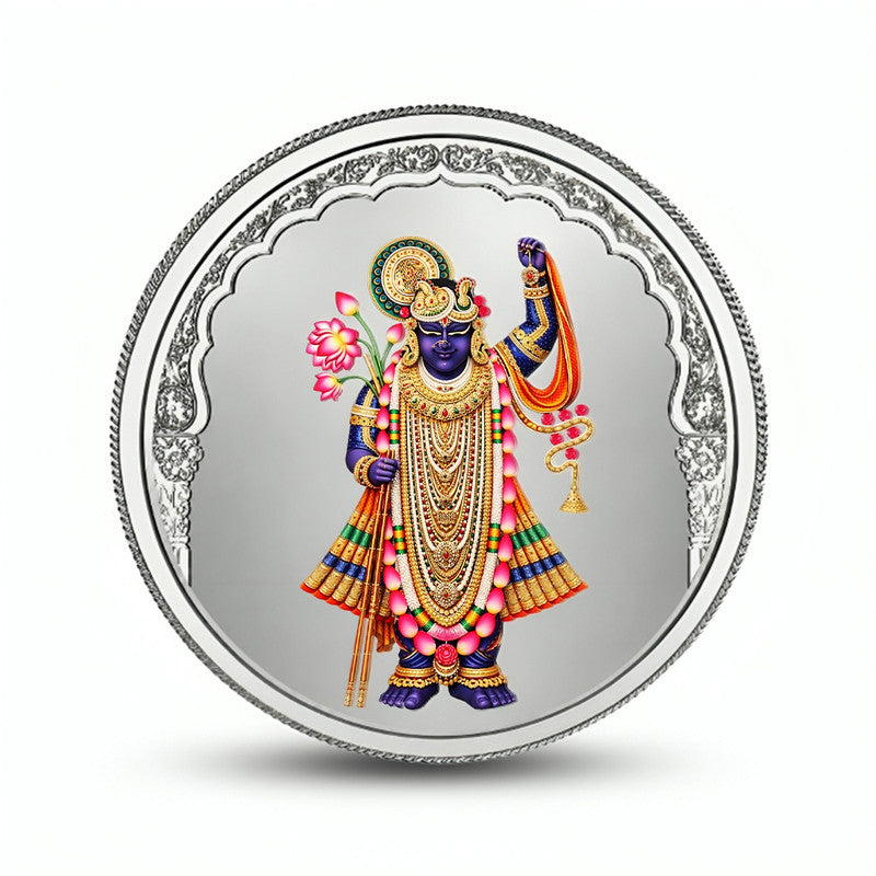 Shrinath Ji 999 Pure Silver Coin Front Design