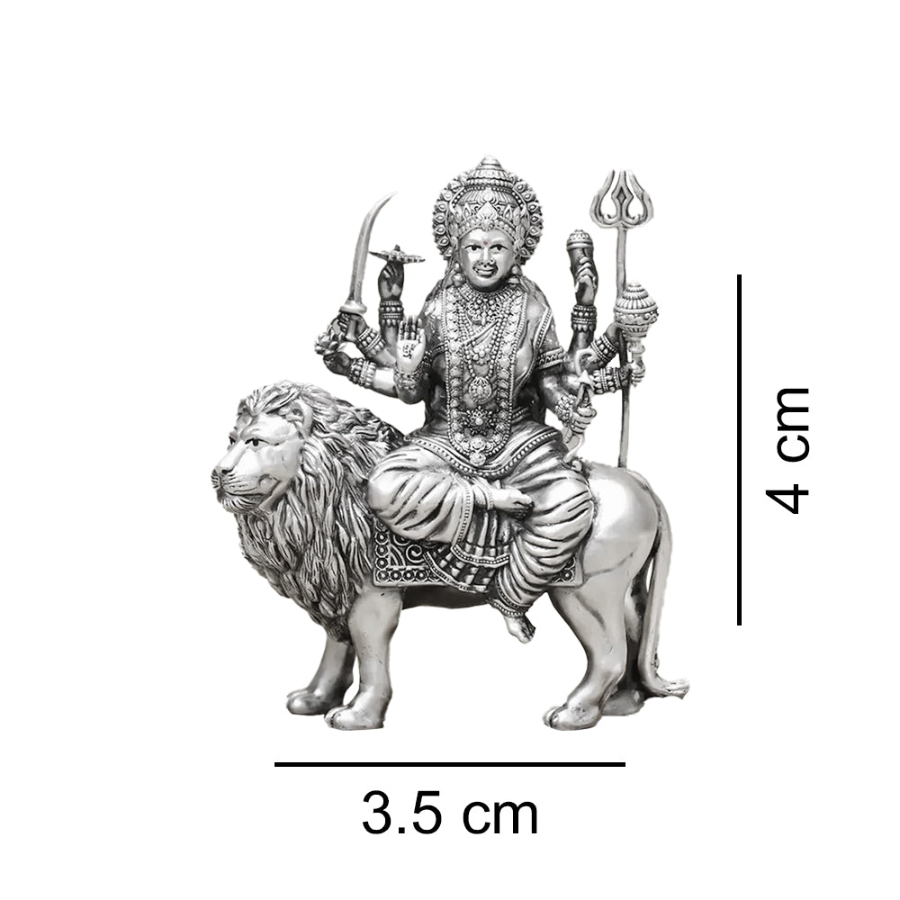 Silver Durga Mata Size 