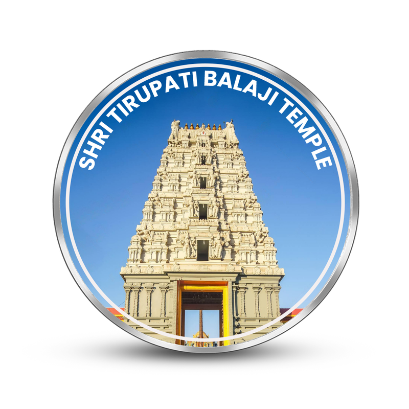 Tirupati Temple Bala Ji 999 Pure Silver Coin Round