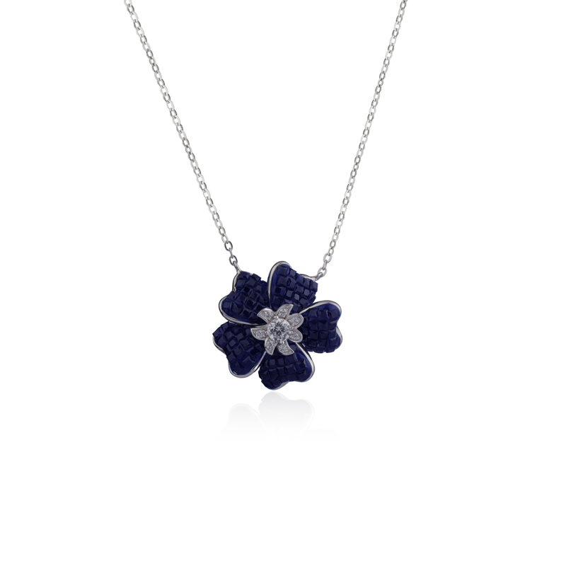 925 Silver Flower Pendant