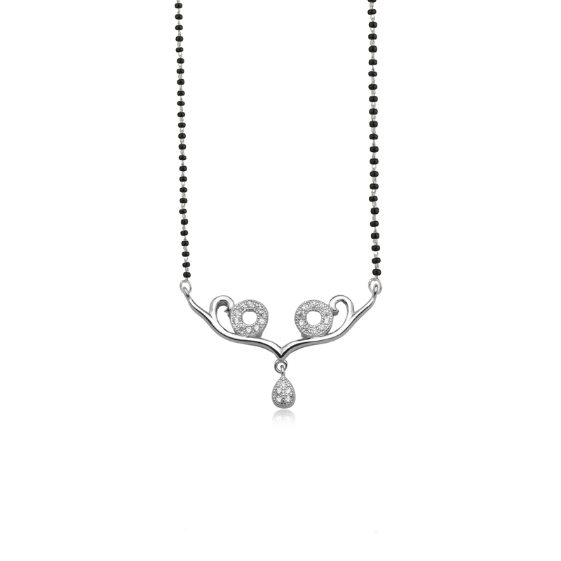 925 Silver Embrace Mangalsutra