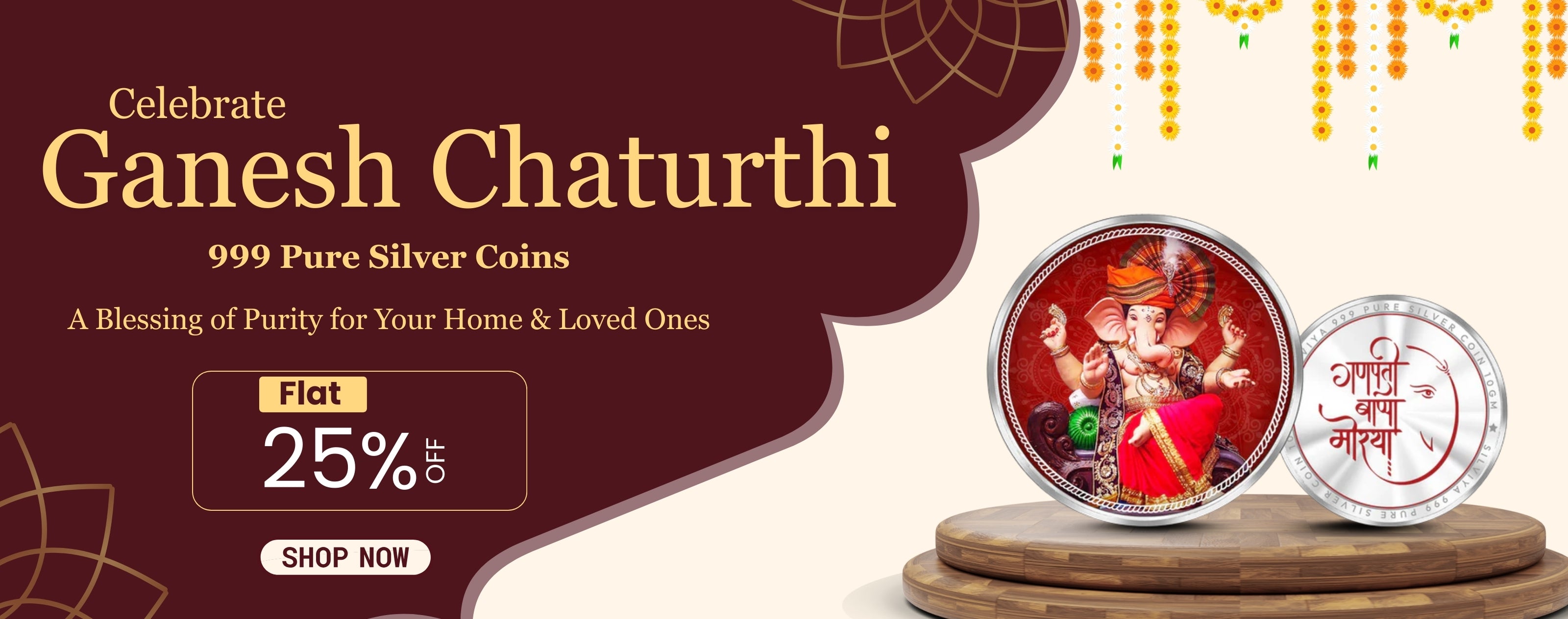 Ganesh Chaturthi website banner 