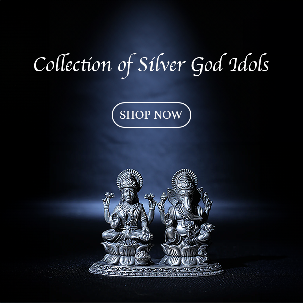 Collection Of Silver God Idols 