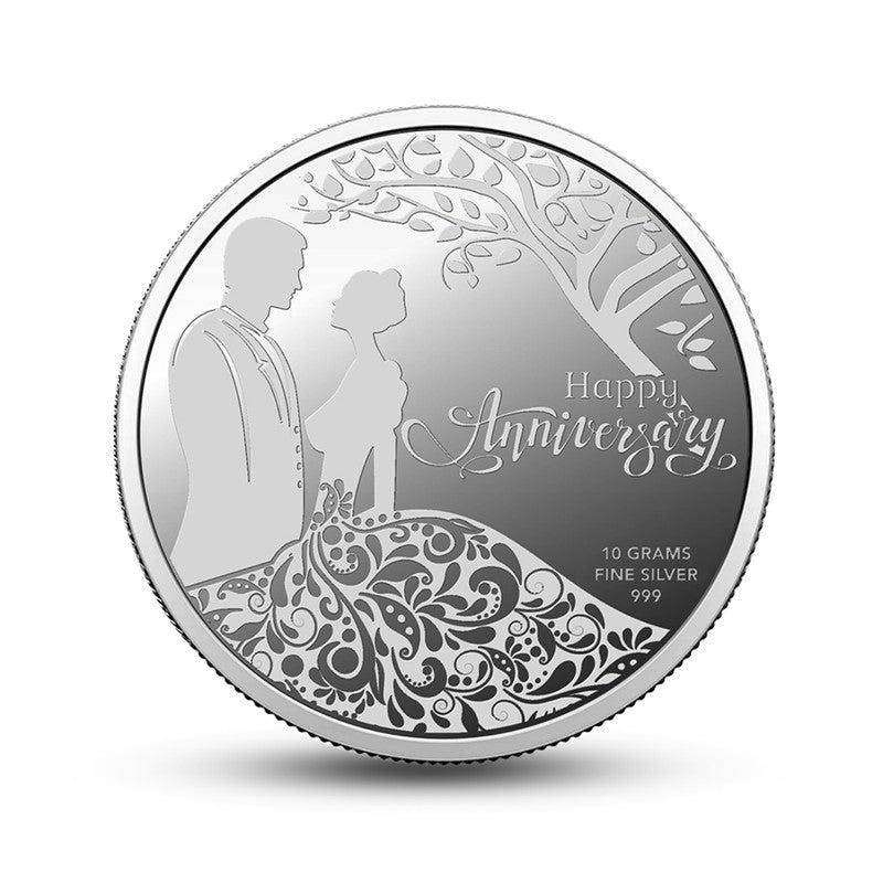 Anniversary Forever 999 Pure Silver Coin Round Shape