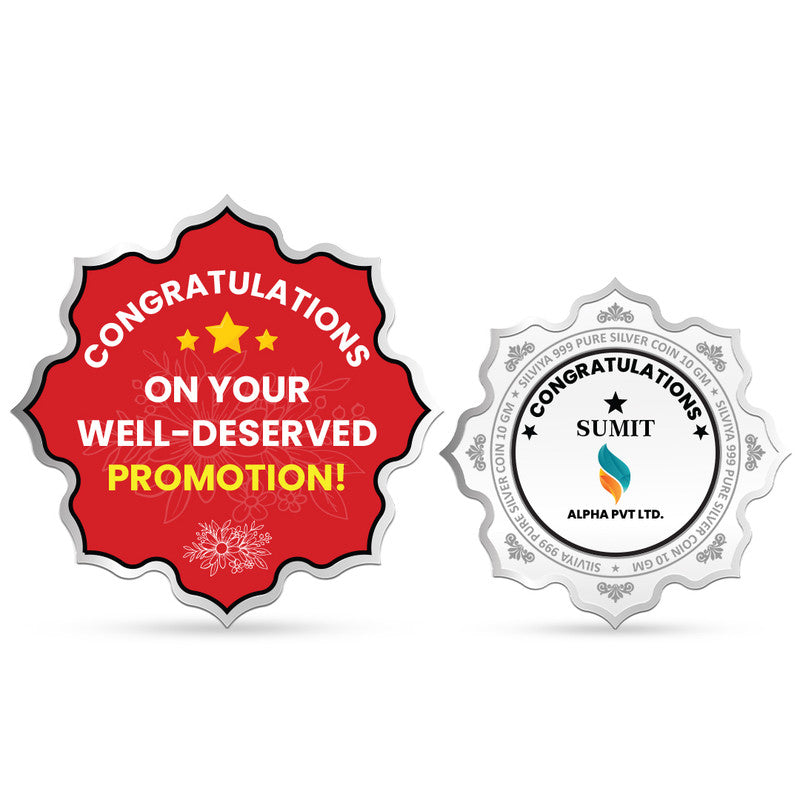 Customized Promotion Corporate 999 Pure Silver Coin Lotus
