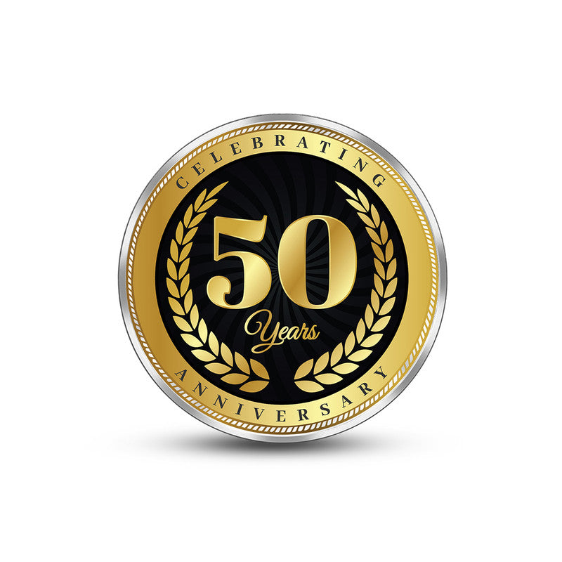 Personalized 50 Anniversary Gift 999 Pure Silver Coin Round