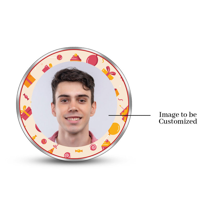 Happy Birthday Treat Personalized 999 Pure Silver Round Coin