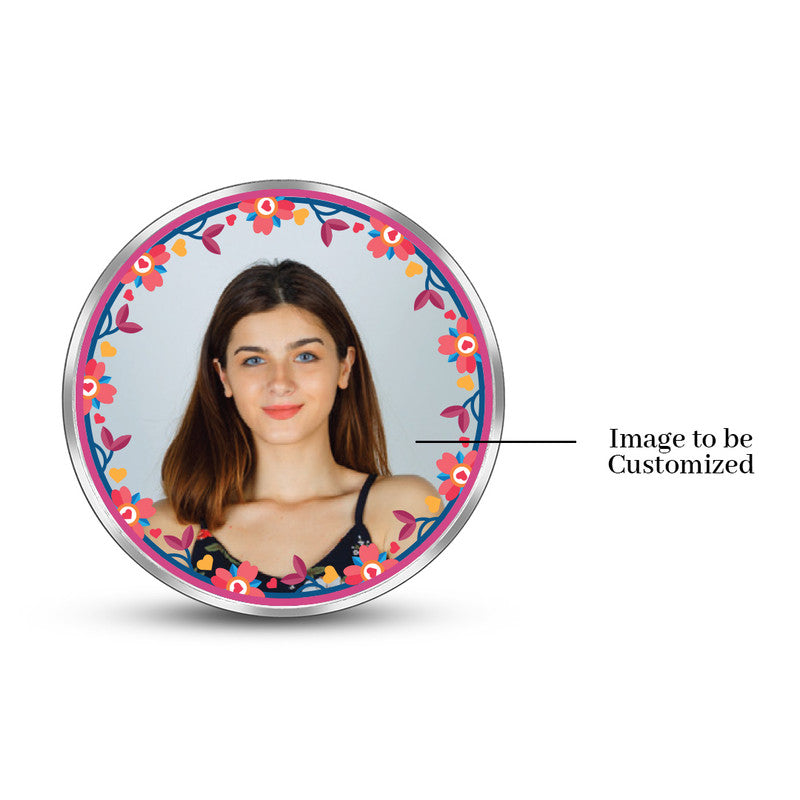 Happy Birthday Charm Personalized 999 Pure Silver Round Coin