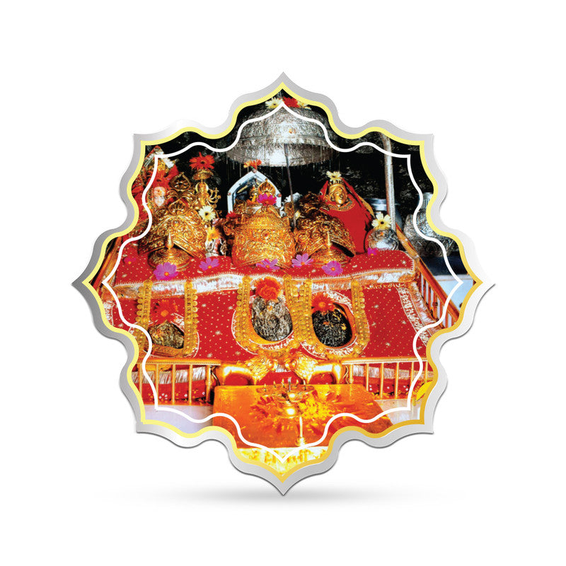 Mata Vaishno Devi 999 Pure Silver Coin Lotus Shape