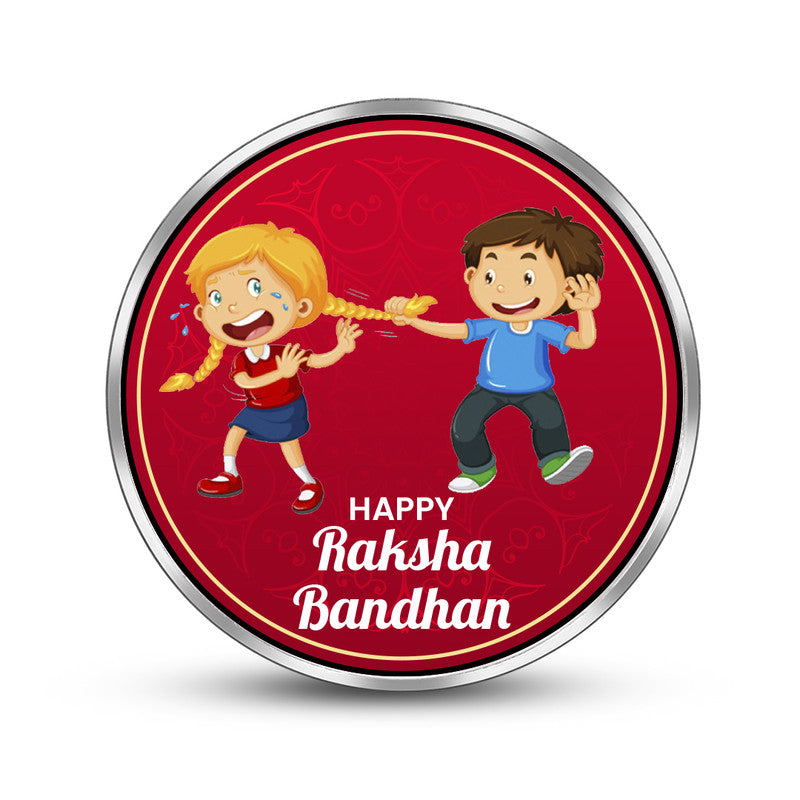 Celebrate Rakshabandhan with 999 Pure Silver Round Shape