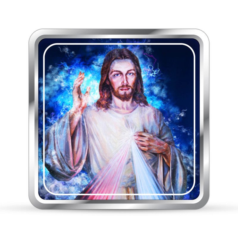 Jesuss 999 Pure Silver Coin Square Shape