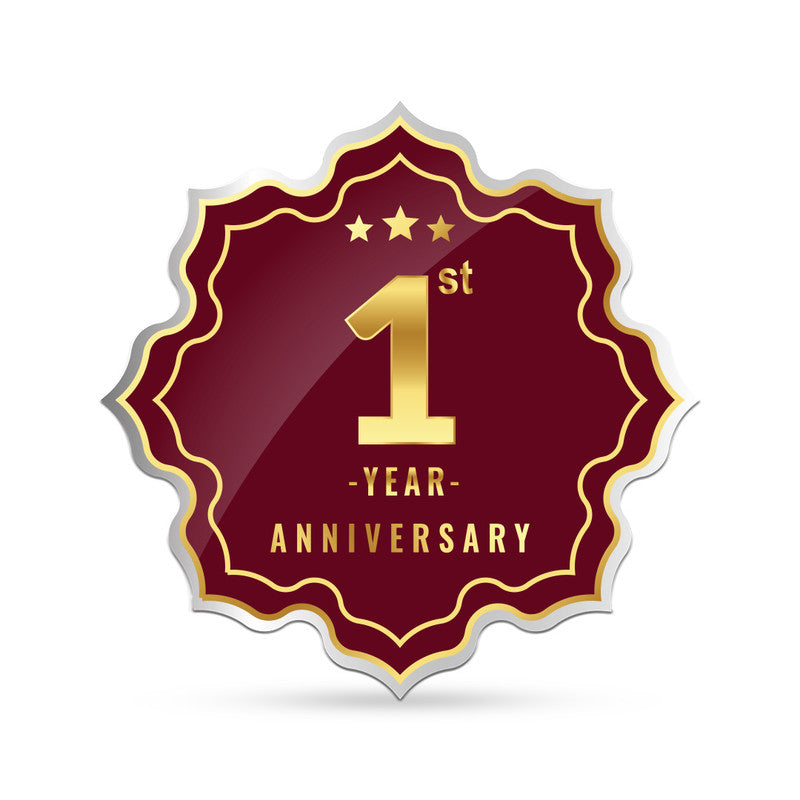 Customized 1st Anniversary 999 Pure Silver Coin Lotus