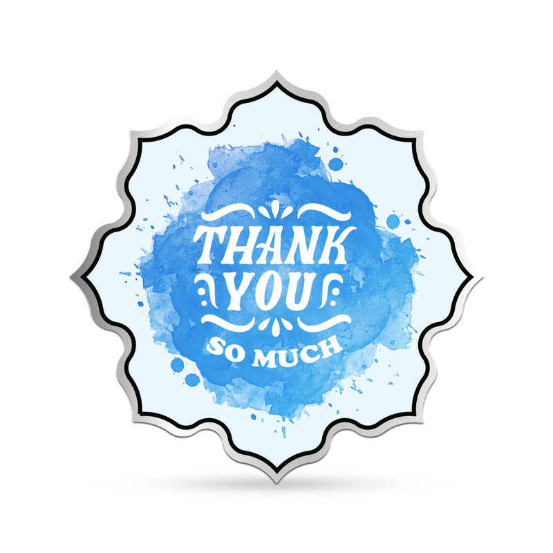 Customized Business Thank You 999 Pure Silver Coin Lotus