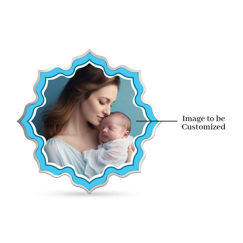 Baby's Arrival Customized 999 Pure Silver Coin Gift Lotus
