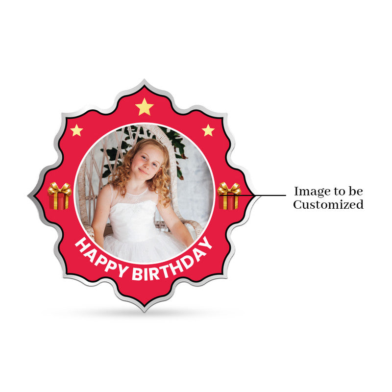 Express Your Love 999 Pure Silver Birthday Coin Gift Lotus
