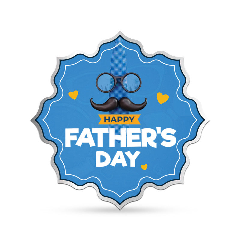 Father's Day Gift 999 Pure Silver Coin Lotus Shape