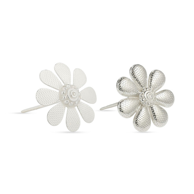 925 Pure Silver Flower for Temple Puja & Ritual Use