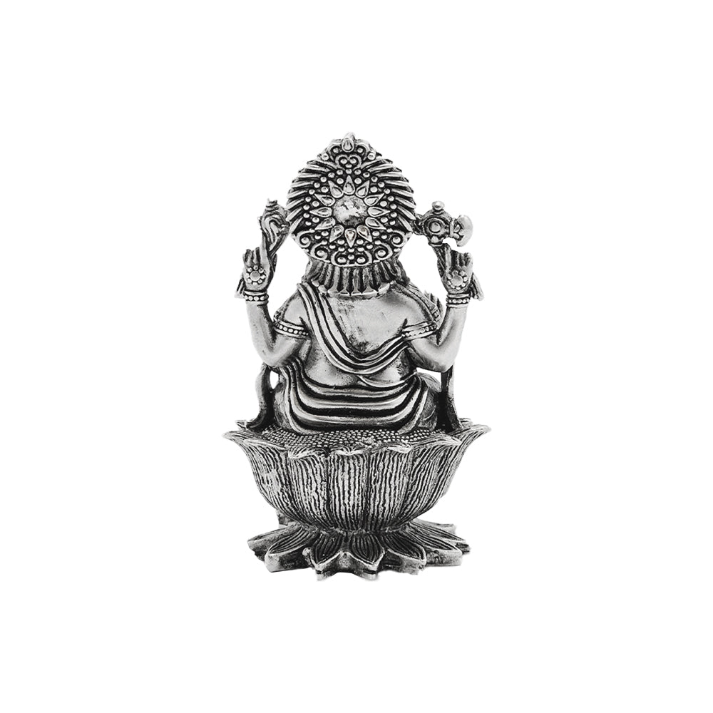 925 Silver Ganesha 3D Idol