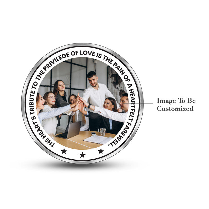 Personalized Office Faire Well 999 Pure Silver Coin Round