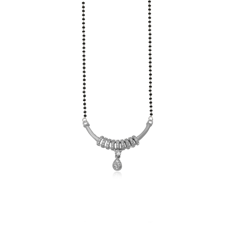 925 Silver Love Spiral Mangalsutra