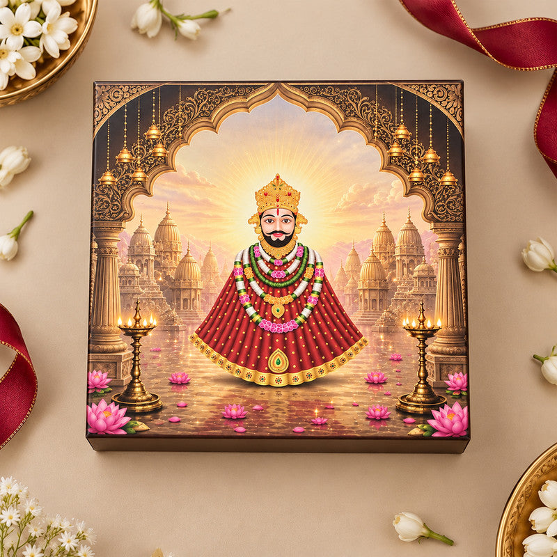 Khatu Shyam Baba 999 Pure Silver Coin With Gift Box