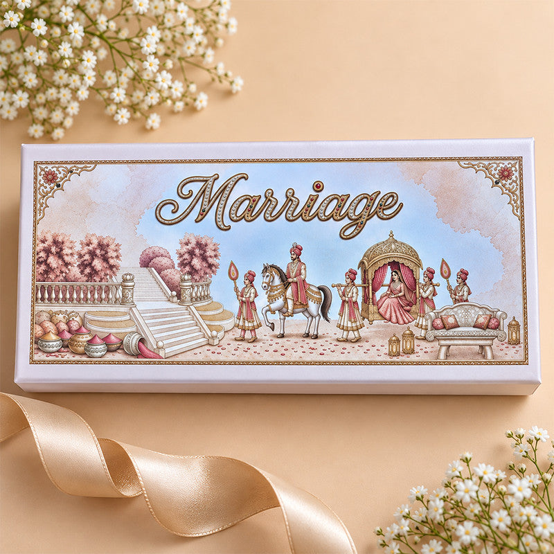 Happy Marriage 999 Pure Silver Coin Gift Box Set (3 Coins x 1 Gm Each)