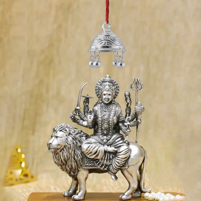 925 Pure Silver Mandir Chattar for Temple & Navratri Puja