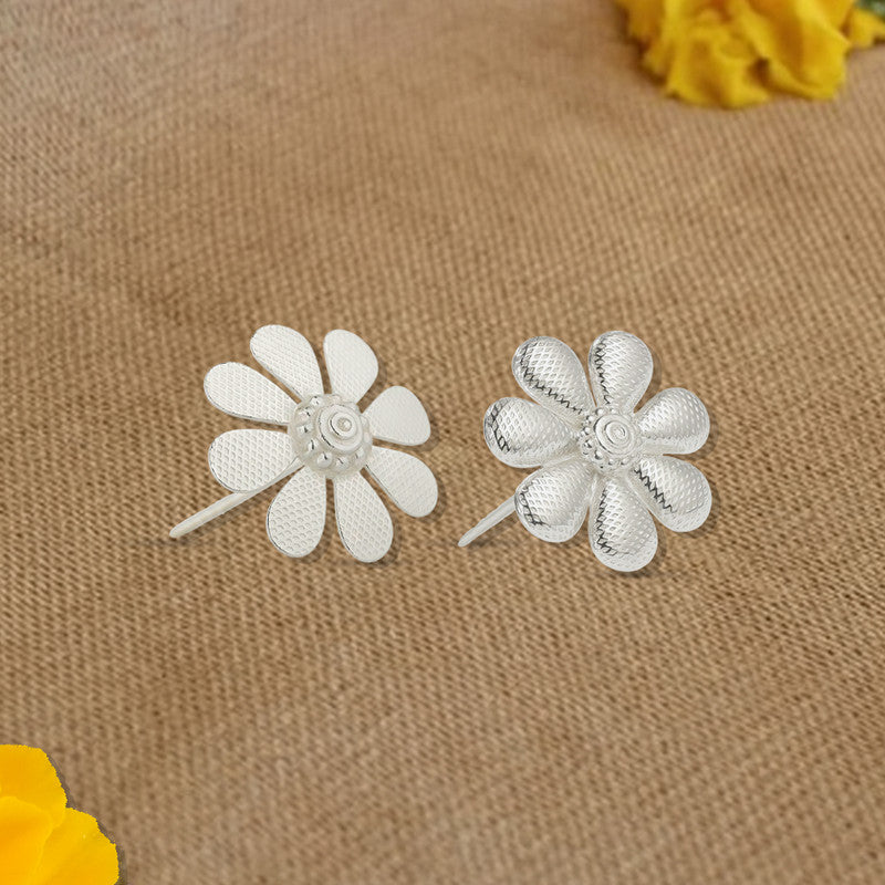 925 Pure Silver Flower for Temple Puja & Ritual Use