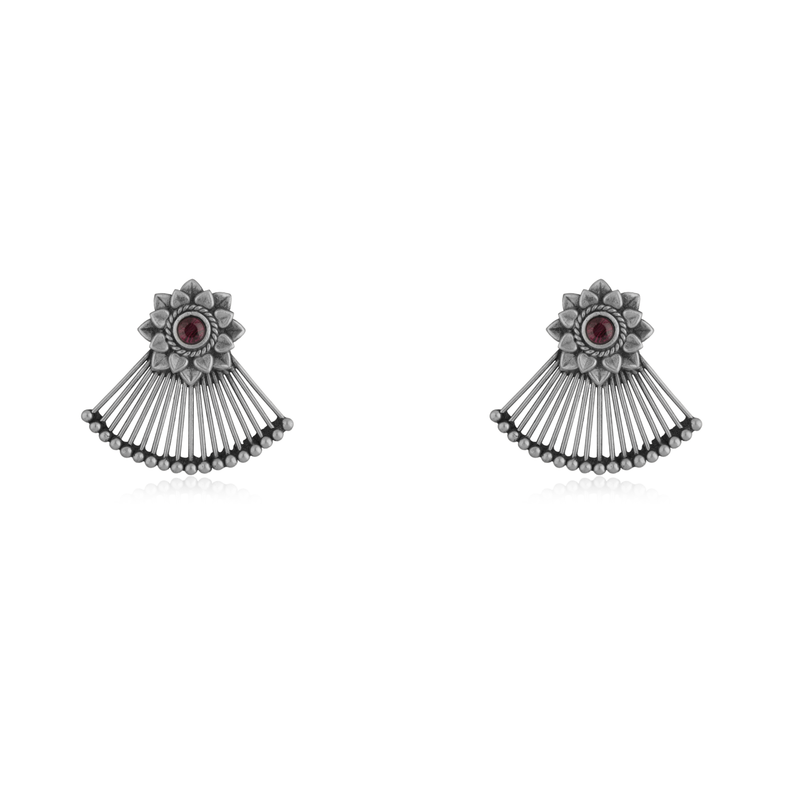 925 Silver Pankhi Earrings - Delicate & Charming