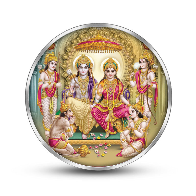 Shri Ram Darbar 999 Pure Silver Coin Round