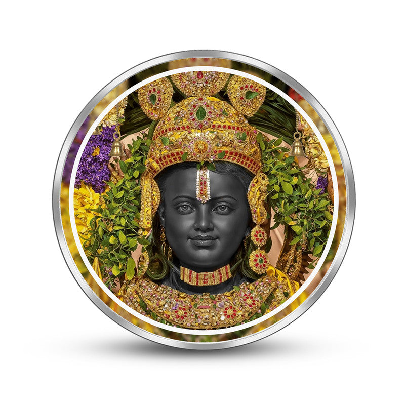 Ram Lalla Virajman Mandir 999 Pure Silver Coin Round