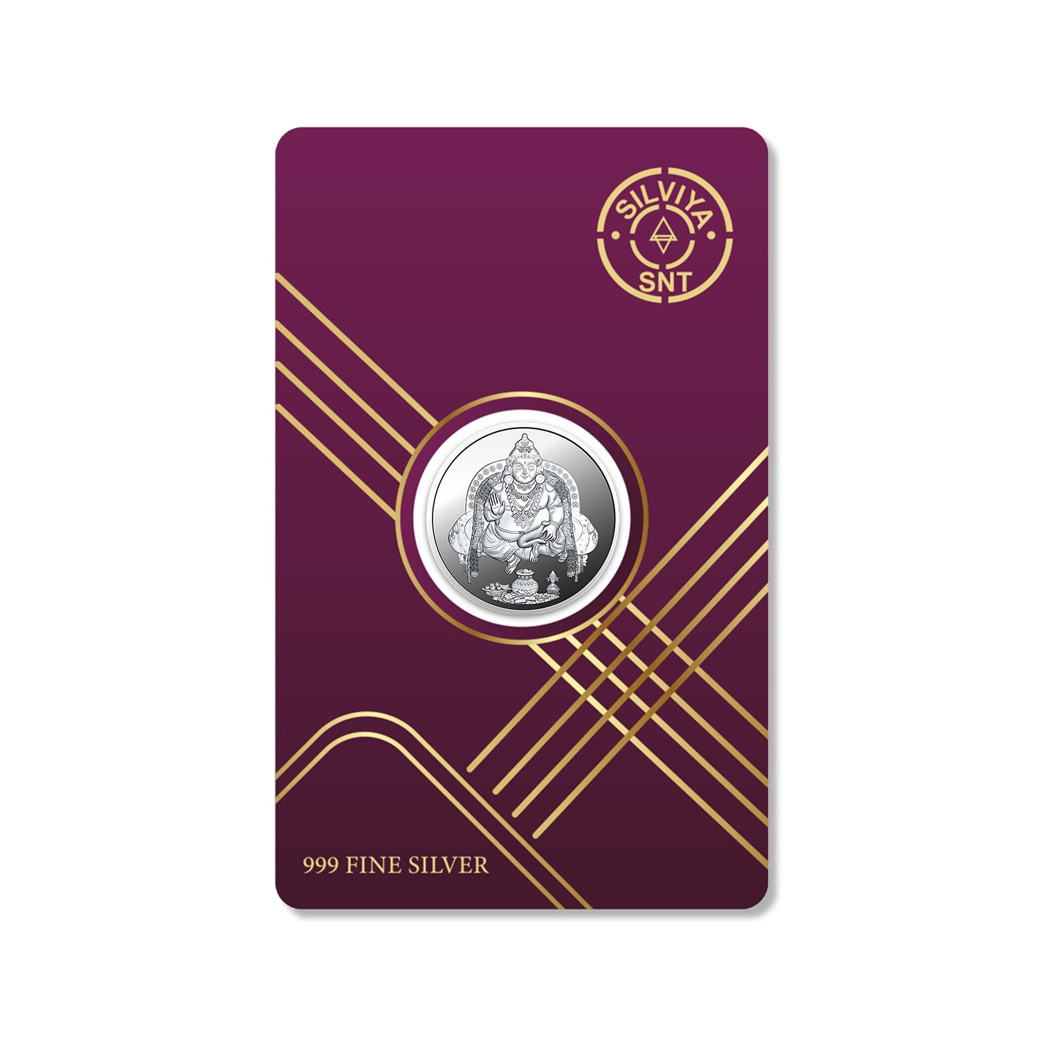 Kuber Ji Yantra 999 Pure Silver Round Coin