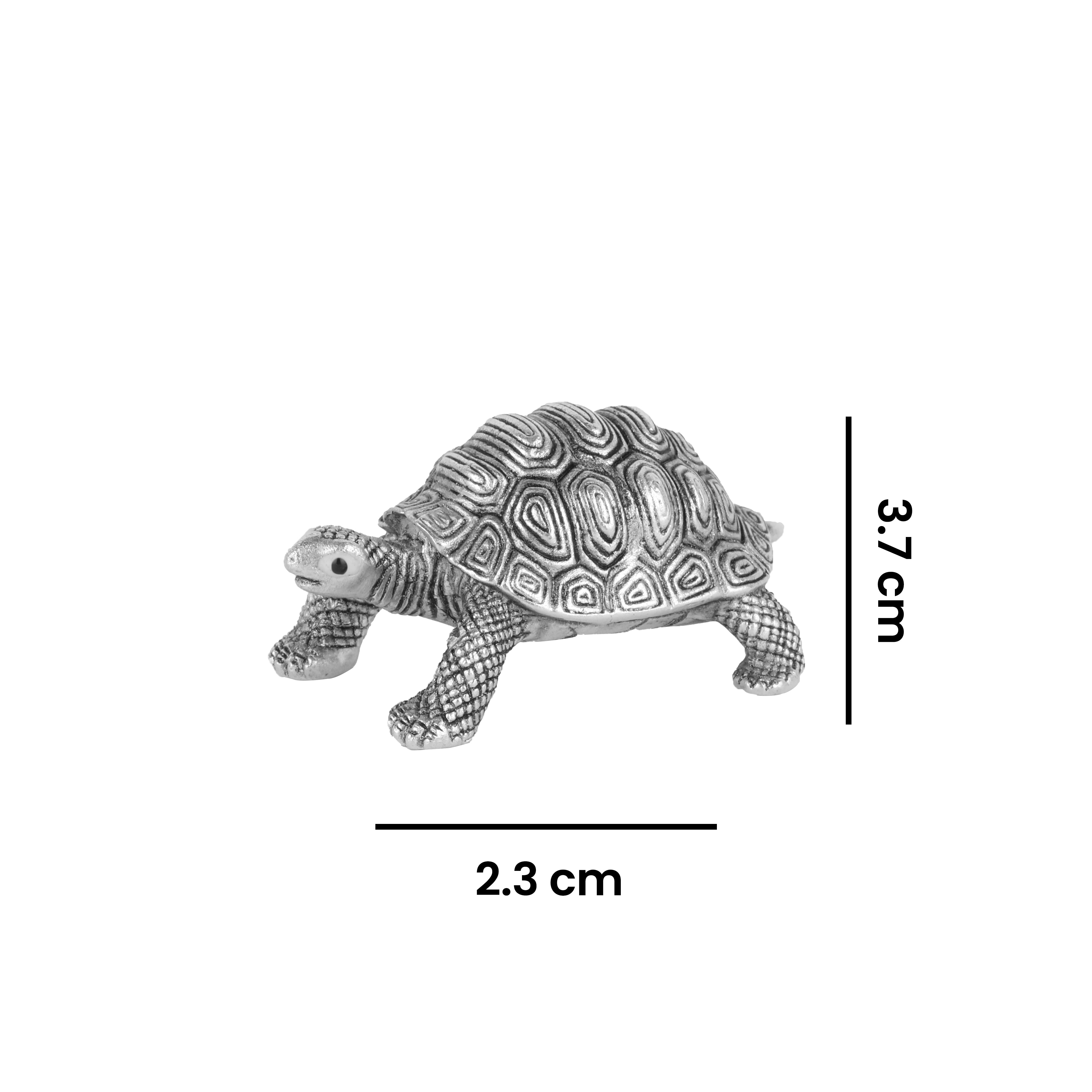 925 Silver 3D Tortoise for Good Luck