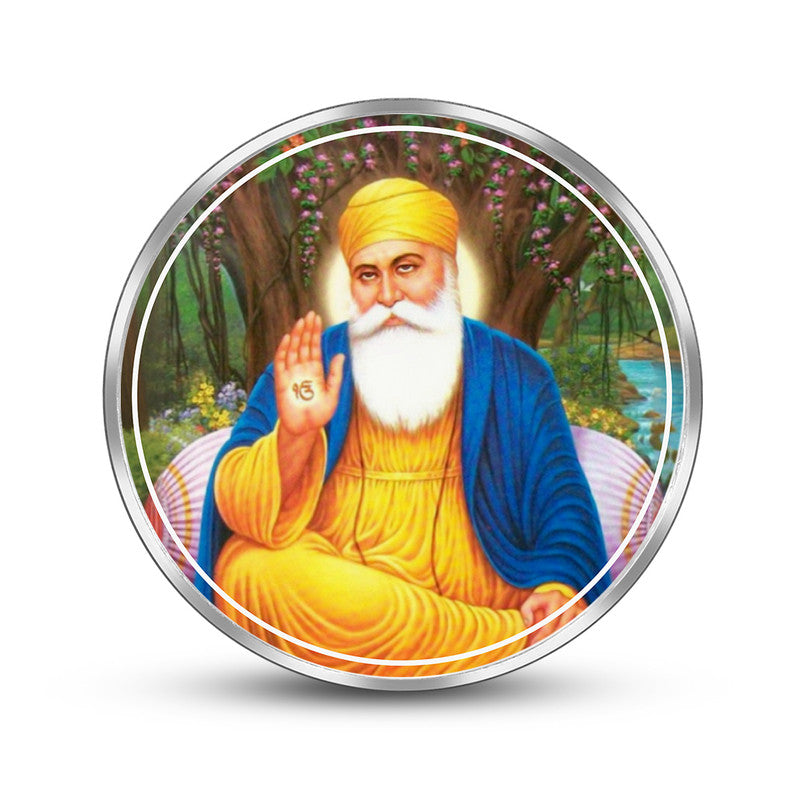 Wahe Guru Nanak Devi Ji 999 Pure Silver Coin Round