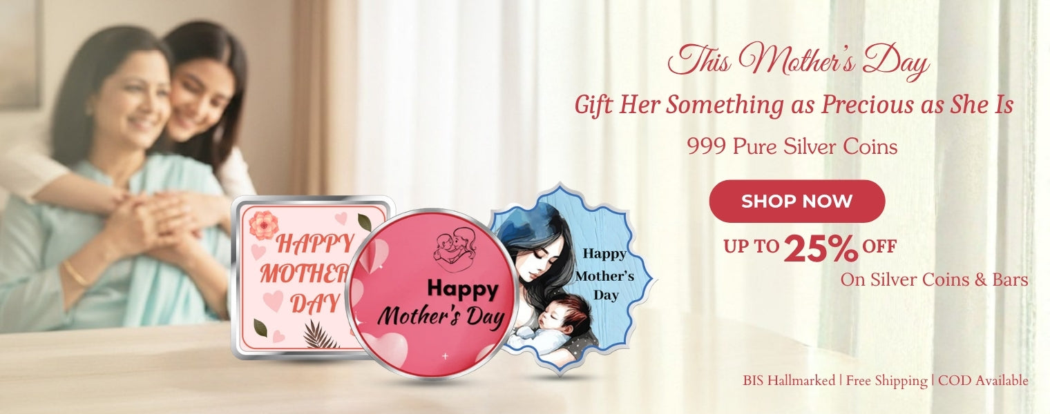 Mother's day silver coins: 999 pure silver 