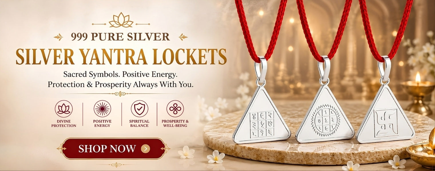 999 pure silver locket yantra 