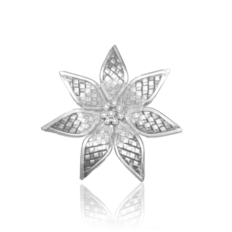 925 Silver Seven Petals Antique Ring