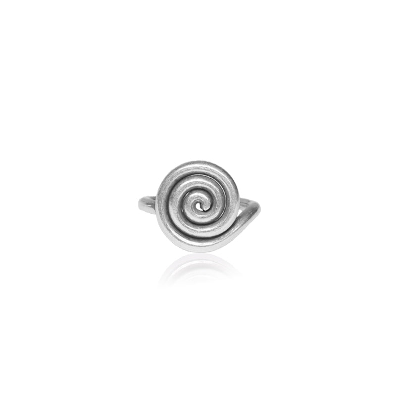 925 Silver Spiral Antique Ring